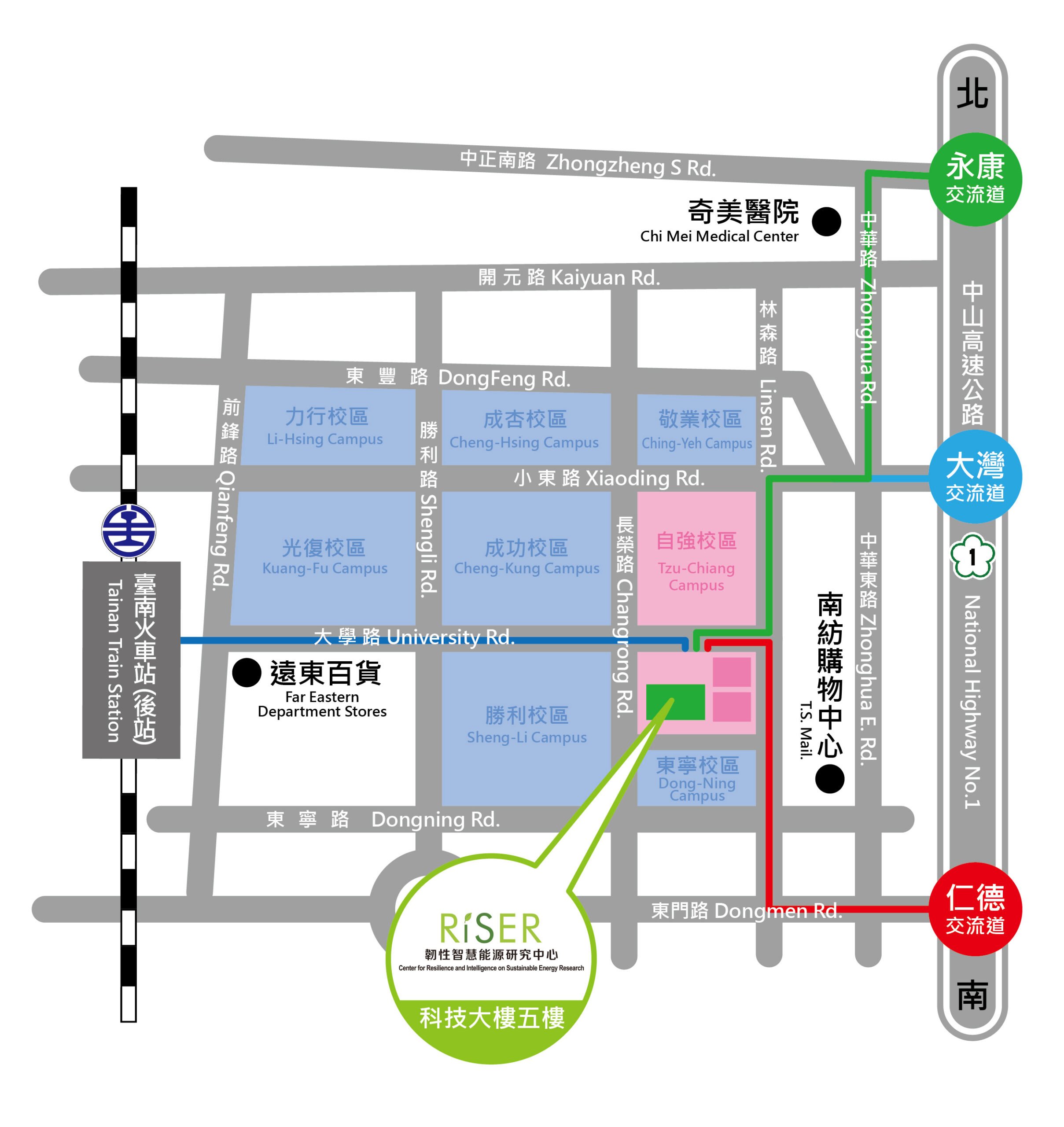 韌性智慧能源研究中心地圖